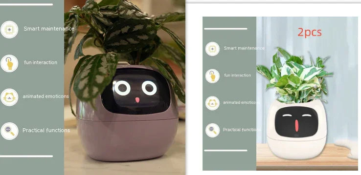 Smart Planter Endless Fun Over 49 Rich Expressions 7 Smart Sensors And AI Chips Make Raising Plants Easy And Fun - Show Gadgets