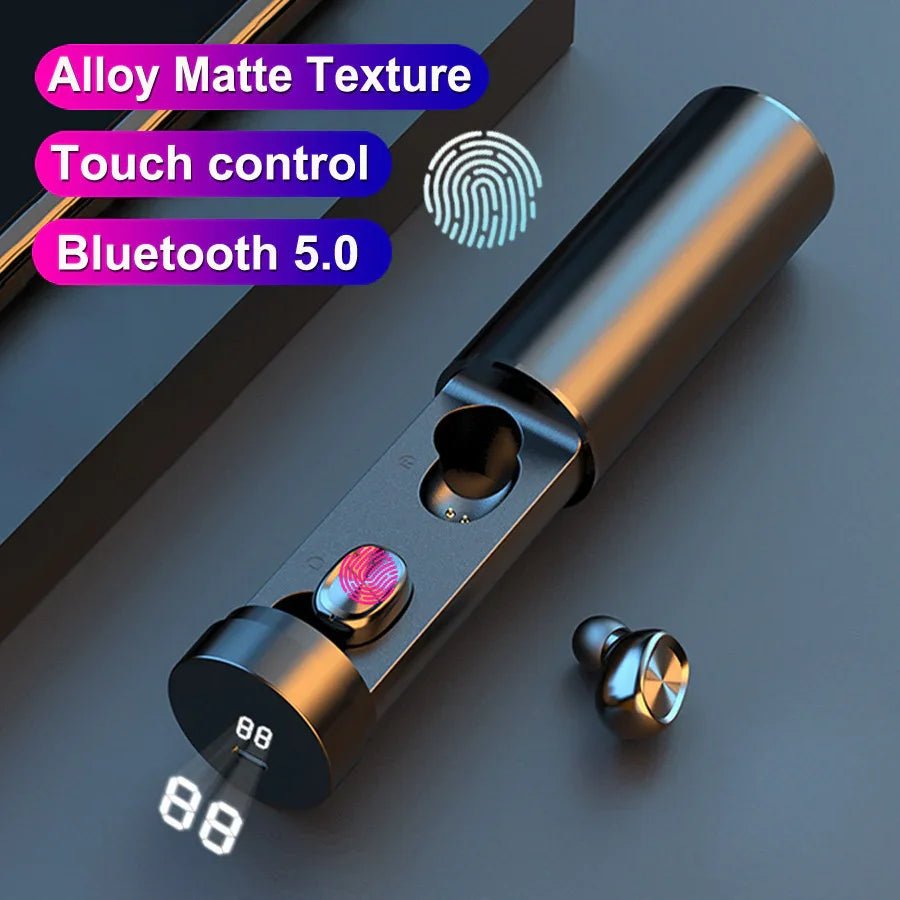 Bluetooth Earphone 5.0 Wireless 8D HIFI Sport MIC Earbuds Gaming Music Headset - Show Gadgets