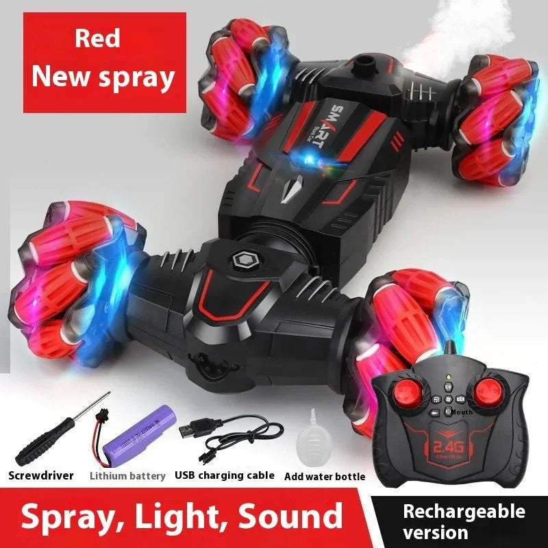 Gesture Sensing Remote Control Car Stunt Twist Car Four - wheel Drive Off - road Vehicle - Show Gadgets