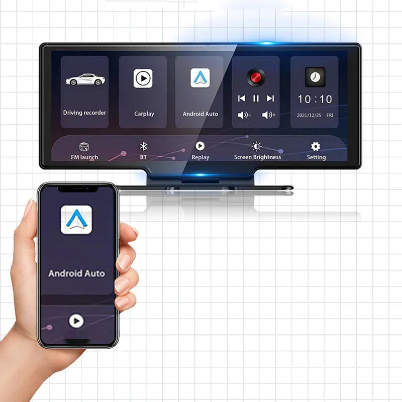 2.5K High-definition Mobile Phone Screen Projection Driving Recorder Reversing Image Voice Control - Show Gadgets