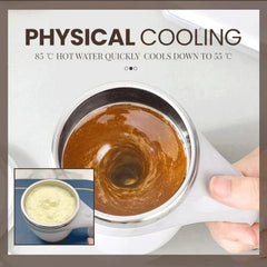 Rechargeable Model Automatic Stirring Cup Coffee Cup High Value Electric Stirring Cup Lazy Milkshake Rotating Magnetic Water Cup - Show Gadgets
