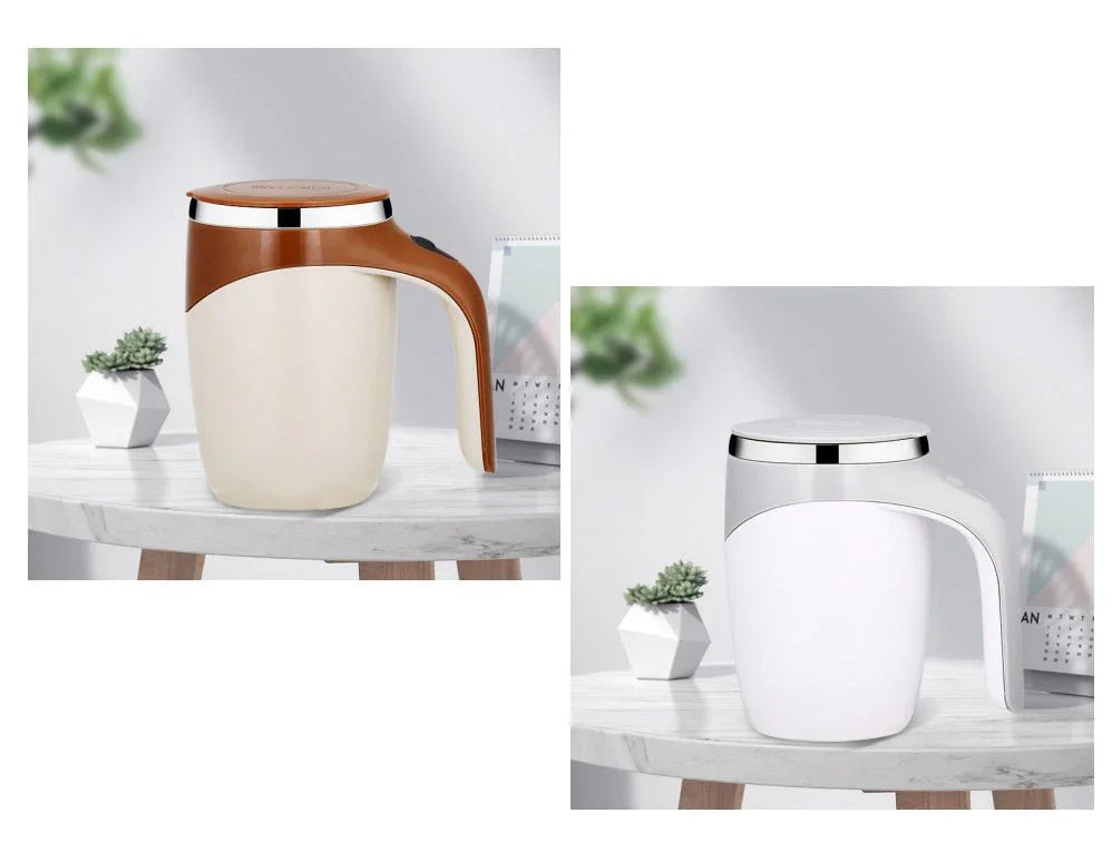 Rechargeable Model Automatic Stirring Cup Coffee Cup High Value Electric Stirring Cup Lazy Milkshake Rotating Magnetic Water Cup - Show Gadgets
