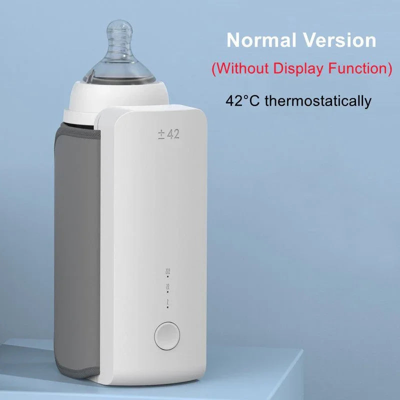 Portable Wireless Rechargeable Baby Bottle Warmer USB Charging And Heating Bag Portable Constant Temperature Milk Warmer Universal Bottle Insulation Sleeve - Show Gadgets