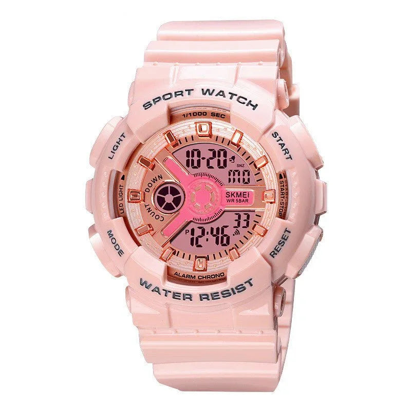 Youth Sports Watch Male Multi - function Waterproof Student Electronic Watch - Show Gadgets