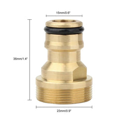 Universal Kitchen Tap Thread Connector Mixer Garden Hose Adaptor Faucet Fitting - Show Gadgets