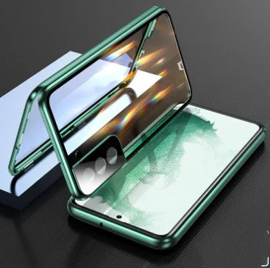 Snap On Magnet King Glass Protective Mirror Phone Case