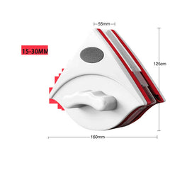 Wipe Glass Artifact Double-layer Strong Magnetic Glass Wiper Cleaning Tool - Show Gadgets