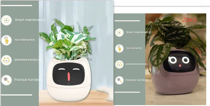 Smart Planter Endless Fun Over 49 Rich Expressions 7 Smart Sensors And AI Chips Make Raising Plants Easy And Fun - Show Gadgets