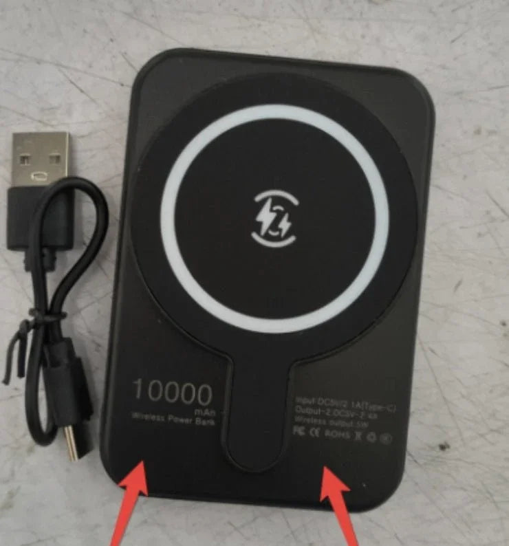 Mini Magnetic Wireless Power Bank – 5000mAh Fast Charging Portable Charger - Show Gadgets