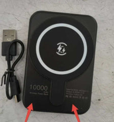 Compact Mini Magnetic Wireless Power Bank 5000mAh fast charging portable charger in multiple colors