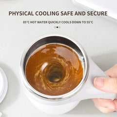 Rechargeable Model Automatic Stirring Cup Coffee Cup High Value Electric Stirring Cup Lazy Milkshake Rotating Magnetic Water Cup - Show Gadgets
