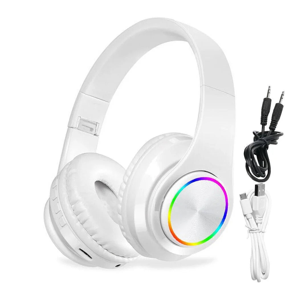 Wireless Bluetooth Headphones Over - Ear Noise Canceling All Devices - Show Gadgets
