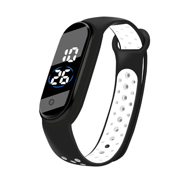 Waterproof Student Two - color Sports Bracelet Watch - Show Gadgets