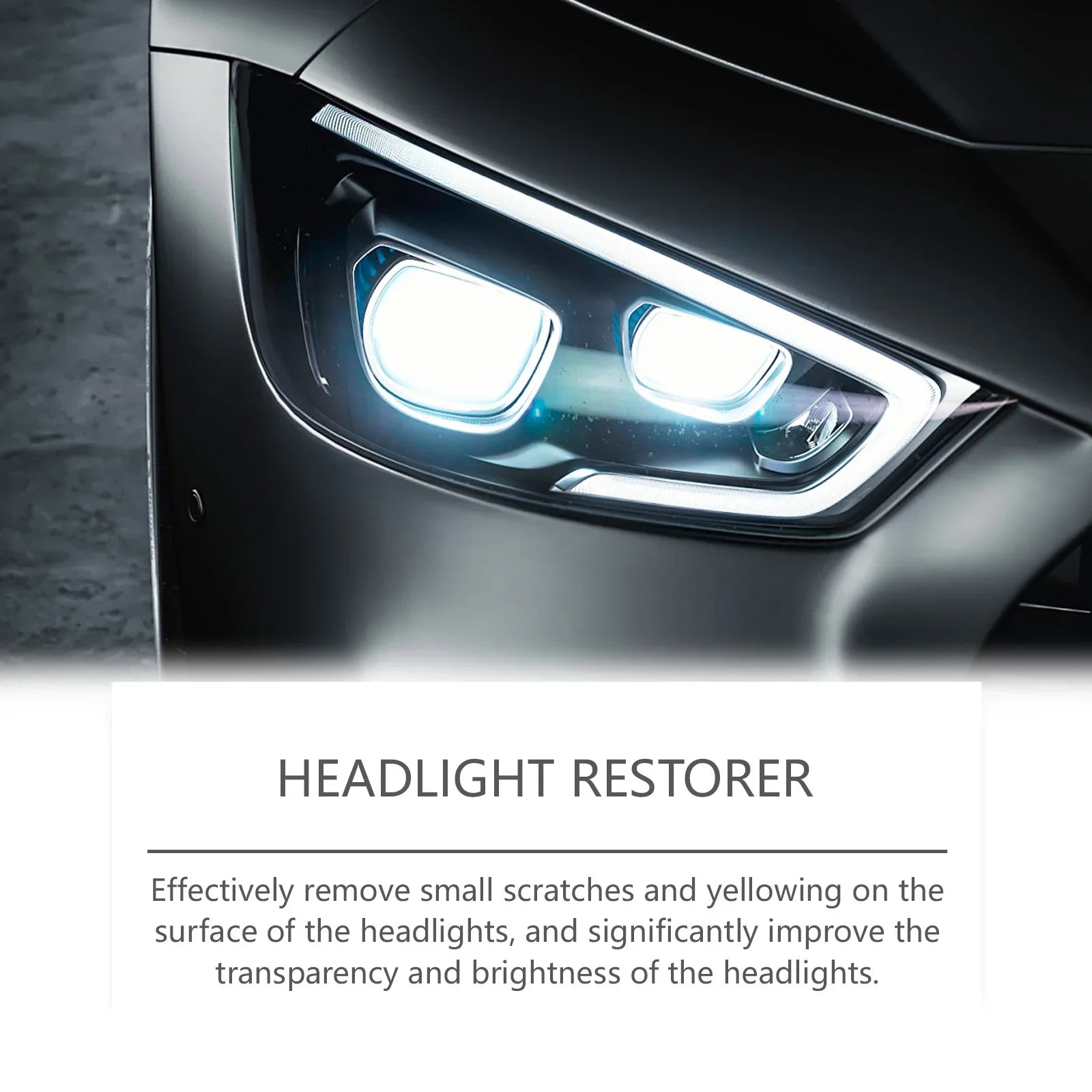 Car Headlight Care Brightening Cleaning Solution - Show Gadgets