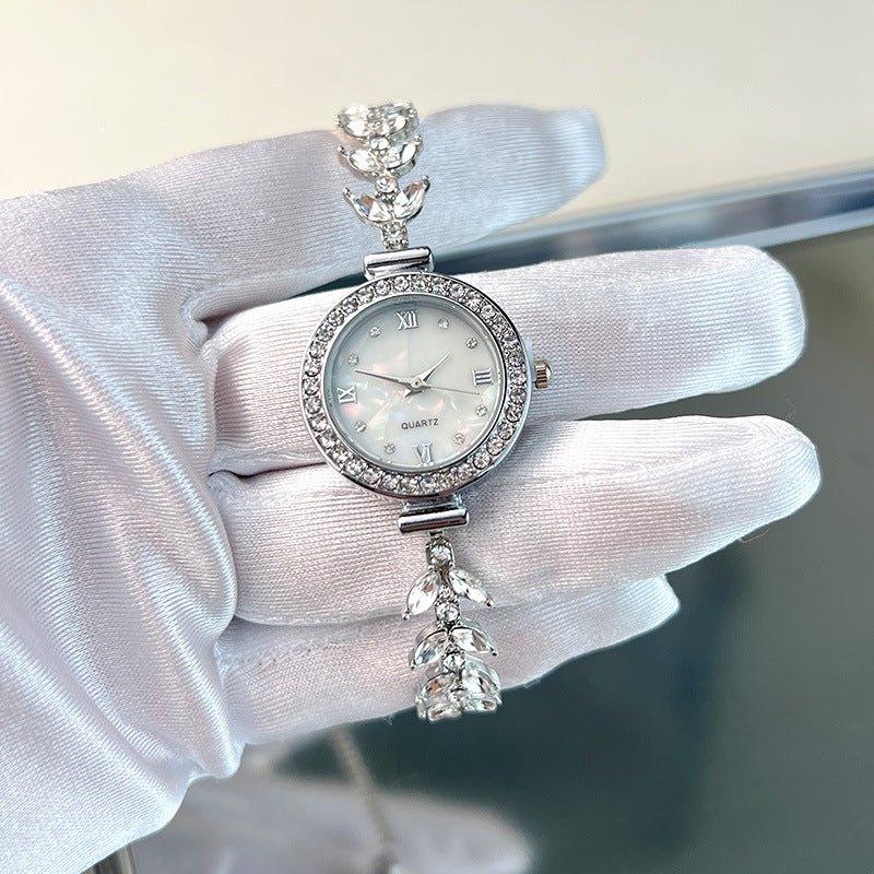 Affordable Luxury Diamond - embedded Free Adjustable Bracelet Quartz Watch - Show Gadgets
