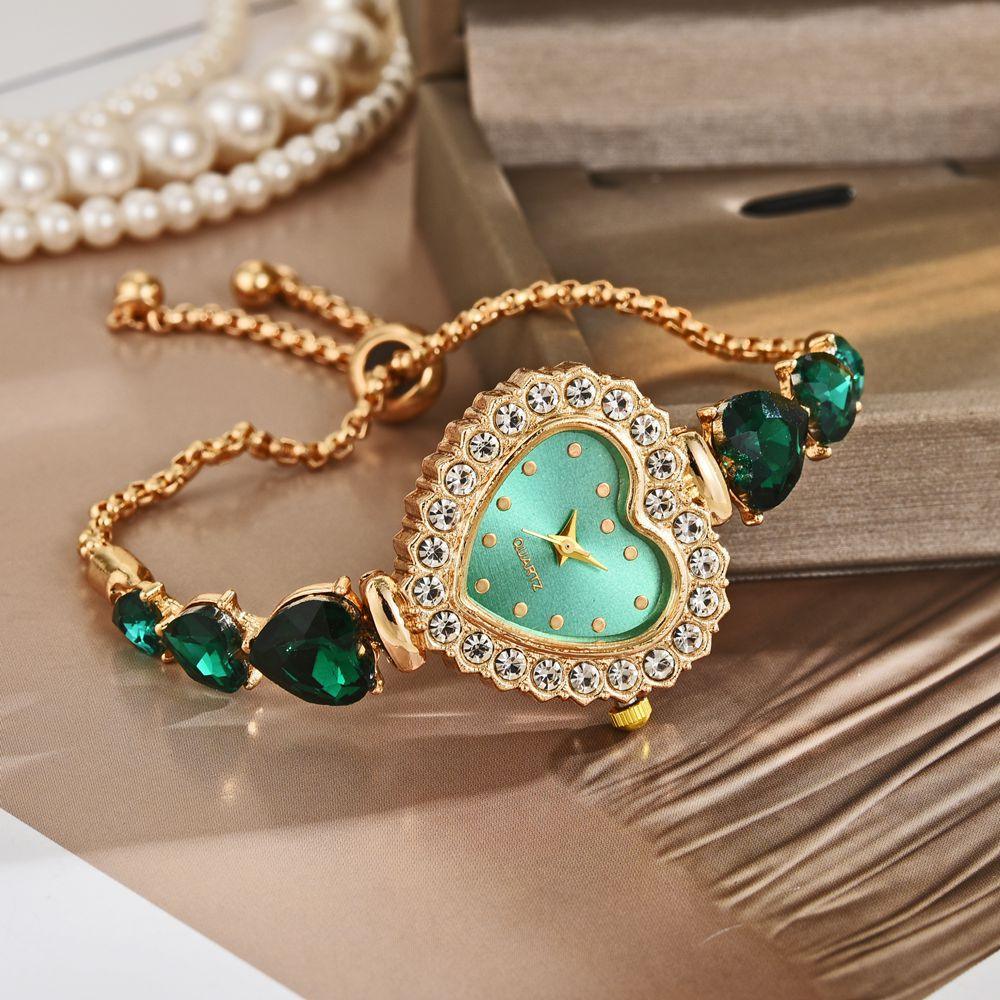Exquisite Cute Heart Shape Quartz Watch Casual - Show Gadgets