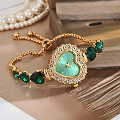 Exquisite Cute Heart Shape Quartz Watch Casual - Show Gadgets