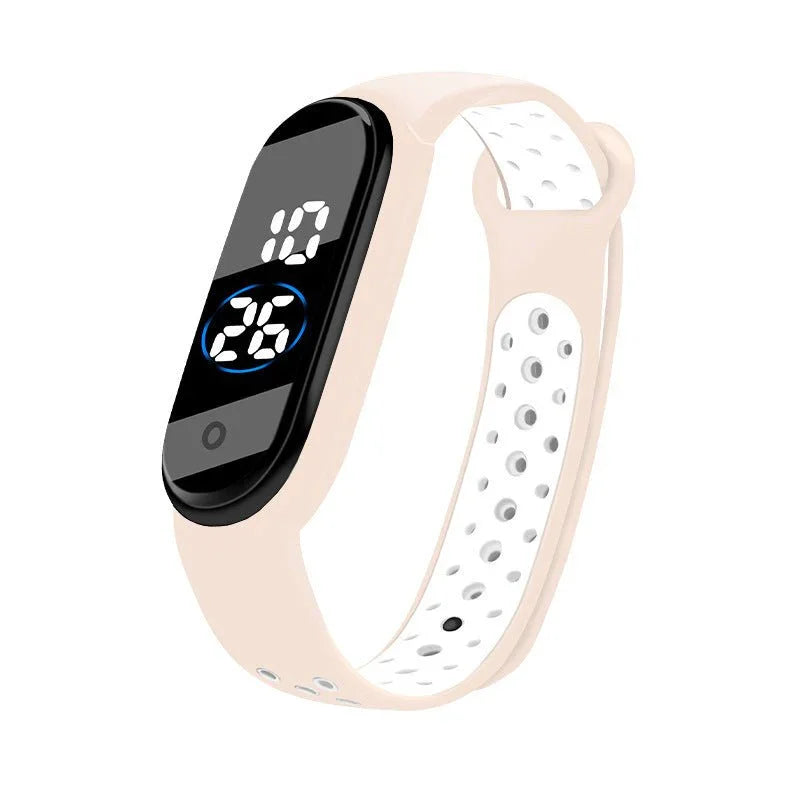 Waterproof Student Two - color Sports Bracelet Watch - Show Gadgets