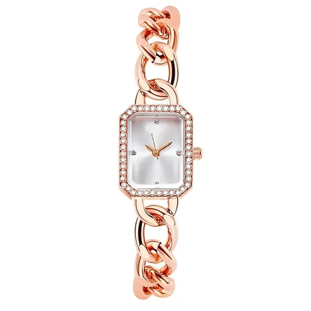 Luxury Classic Style Rectangular Women's Quartz Watch - Show Gadgets