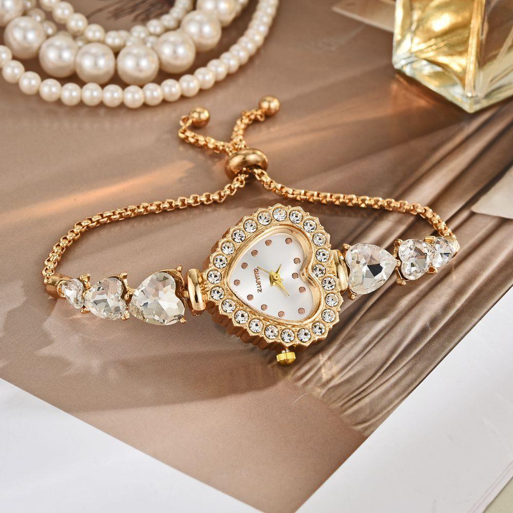Exquisite Cute Heart Shape Quartz Watch Casual - Show Gadgets