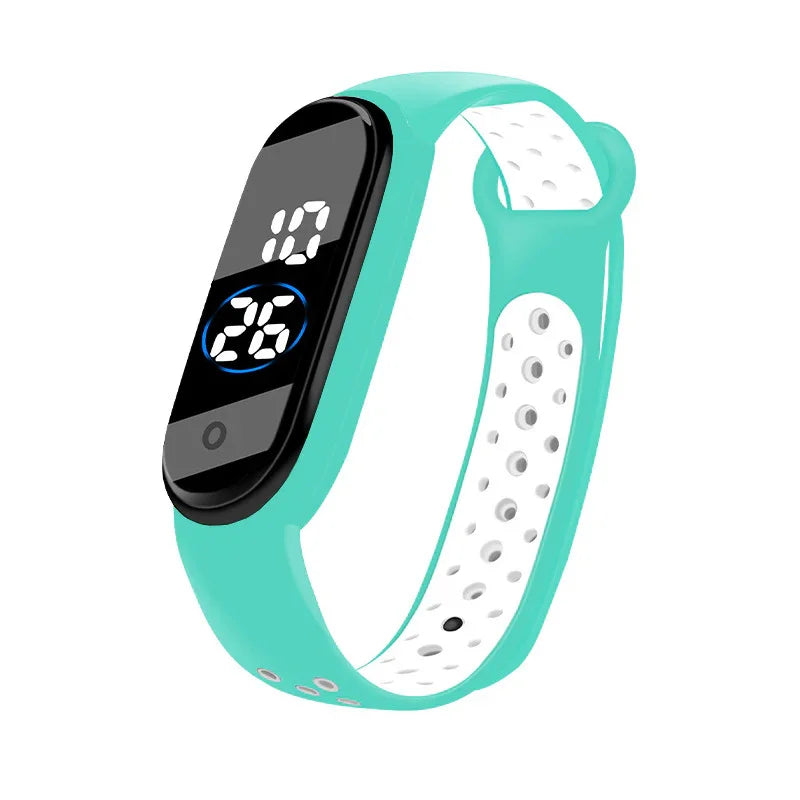 Waterproof Student Two-color Sports Bracelet Watch - Show Gadgets