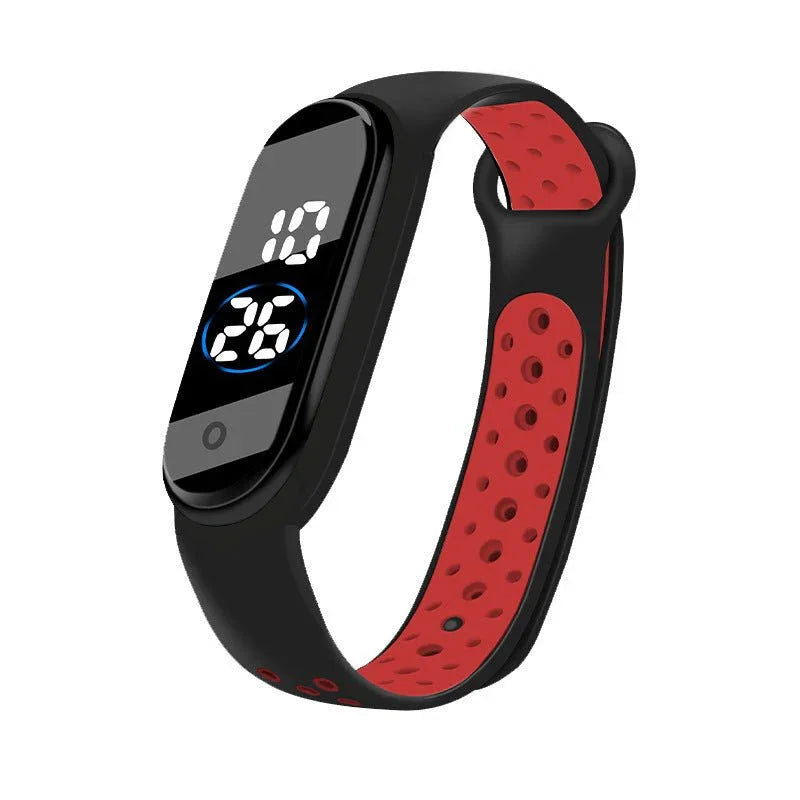 Waterproof Student Two - color Sports Bracelet Watch - Show Gadgets