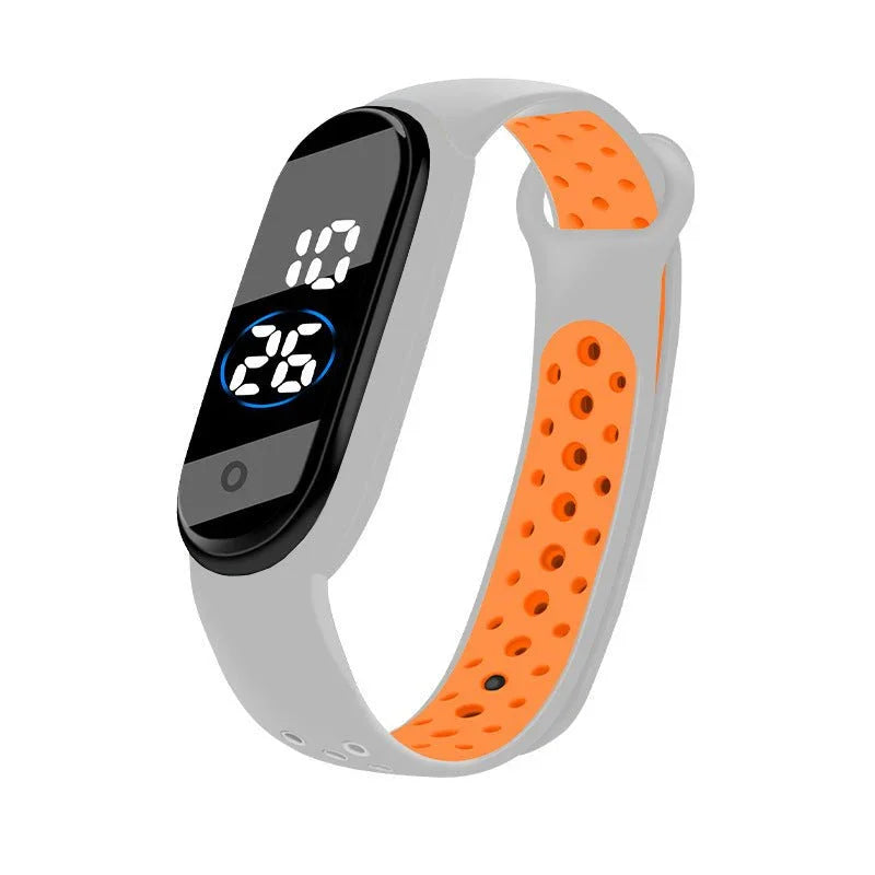 Waterproof Student Two - color Sports Bracelet Watch - Show Gadgets