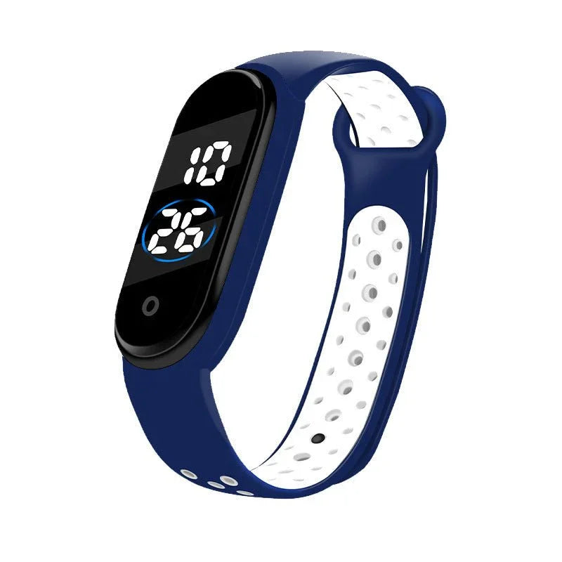 Waterproof Student Two - color Sports Bracelet Watch - Show Gadgets