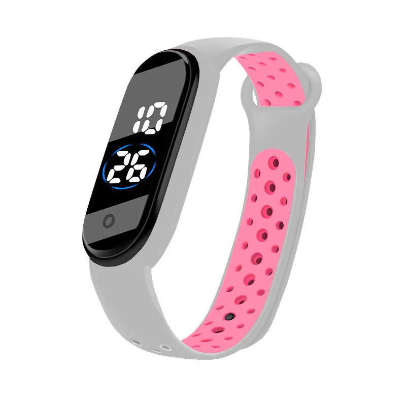Waterproof Student Two-color Sports Bracelet Watch - Show Gadgets