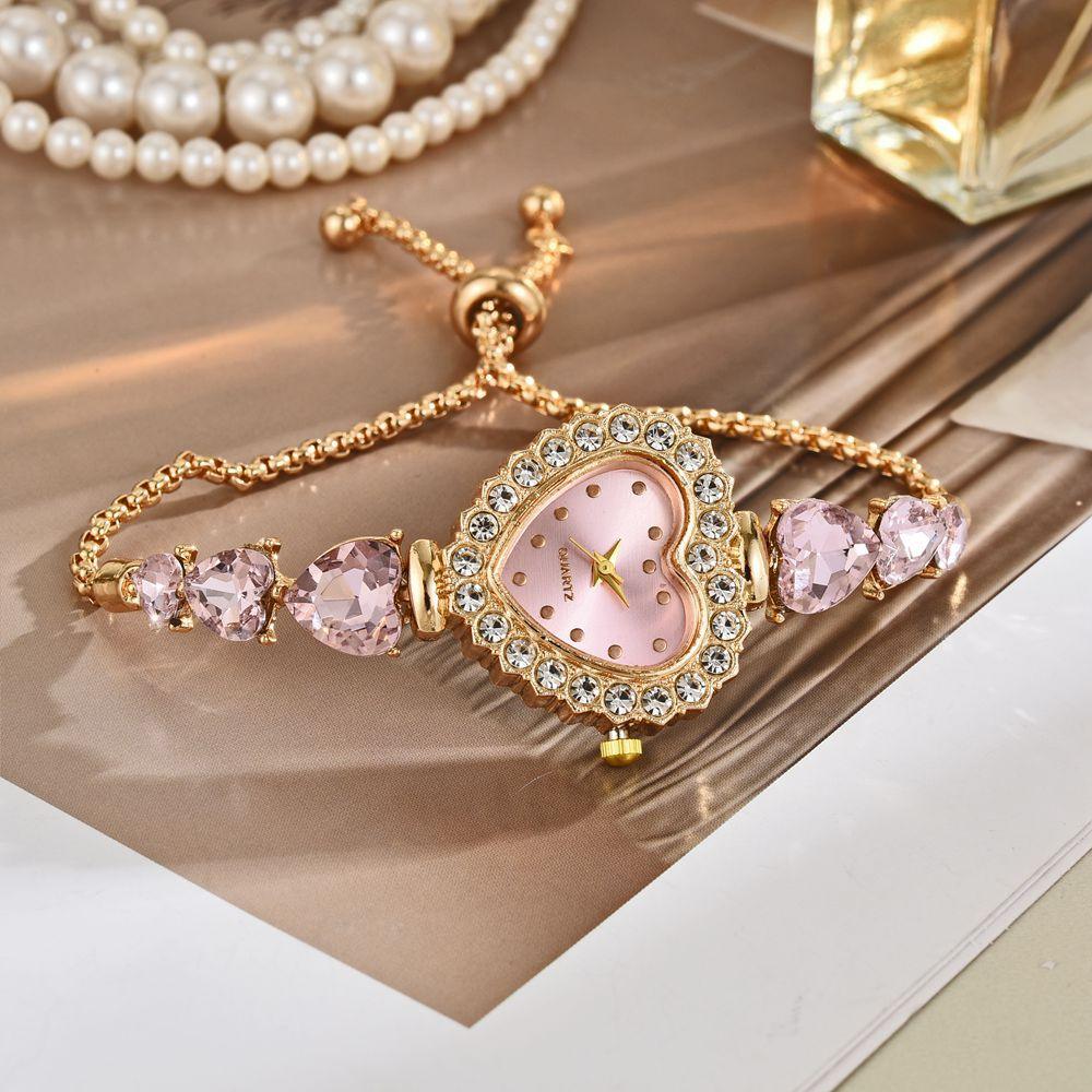 Exquisite Cute Heart Shape Quartz Watch Casual - Show Gadgets