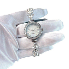 Affordable Luxury Diamond - embedded Free Adjustable Bracelet Quartz Watch - Show Gadgets