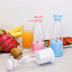 Electric USB Wine Bottle Juicer Cup 6 - leaf Cutter Head Household - Show Gadgets