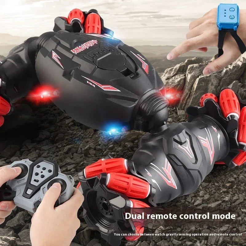 Gesture Sensing Remote Control Car Stunt Twist Car Four - wheel Drive Off - road Vehicle - Show Gadgets