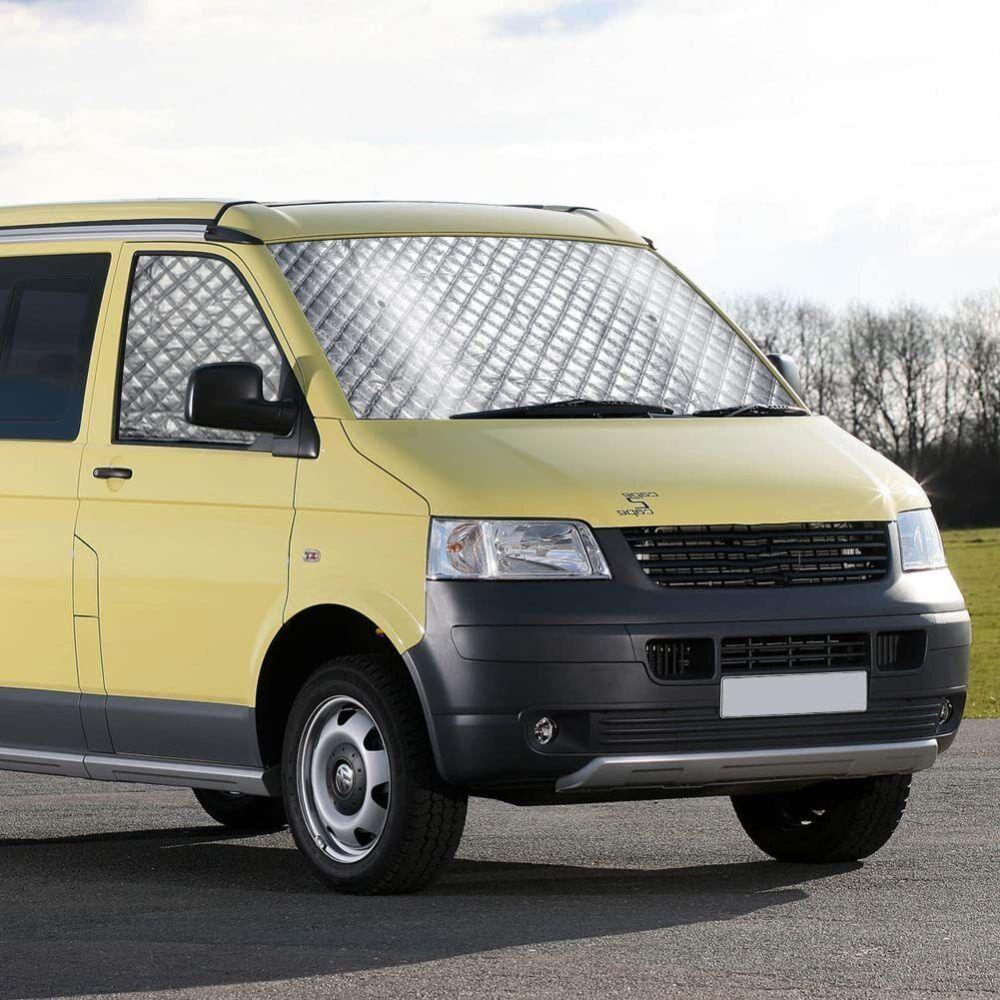 Front Windscreen Cover For VW T5 T6 Internal Thermal Window Blinds Sunshade Set - Show Gadgets