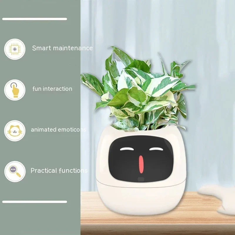 Smart Planter Endless Fun Over 49 Rich Expressions 7 Smart Sensors And AI Chips Make Raising Plants Easy And Fun - Show Gadgets