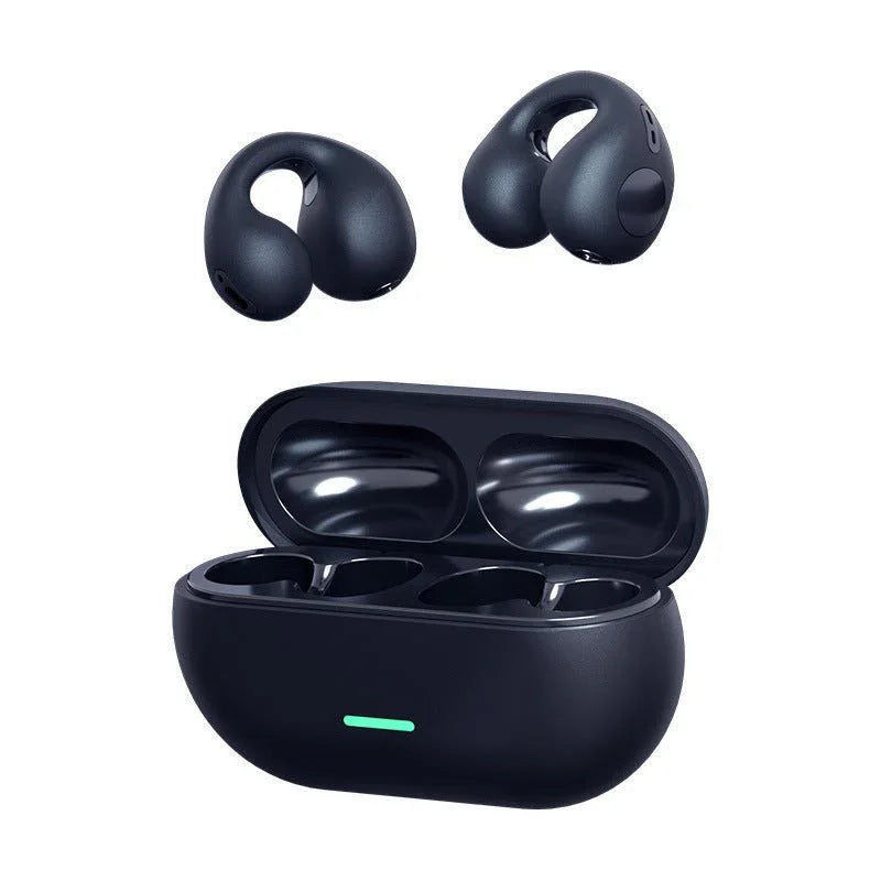 Wireless Ear Clip Bluetooth Headset TWS Comfortable Wear Not In - Ear Sports Wireless Bone Conduction 5.3 Bluetooth Headset - Show Gadgets