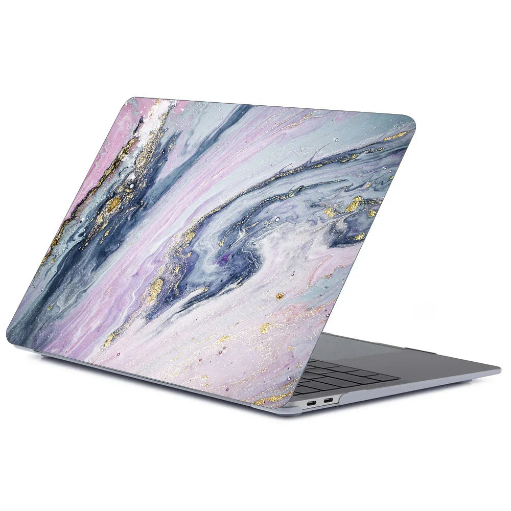 Notebook Marbled Frosted Protective Case - Show Gadgets