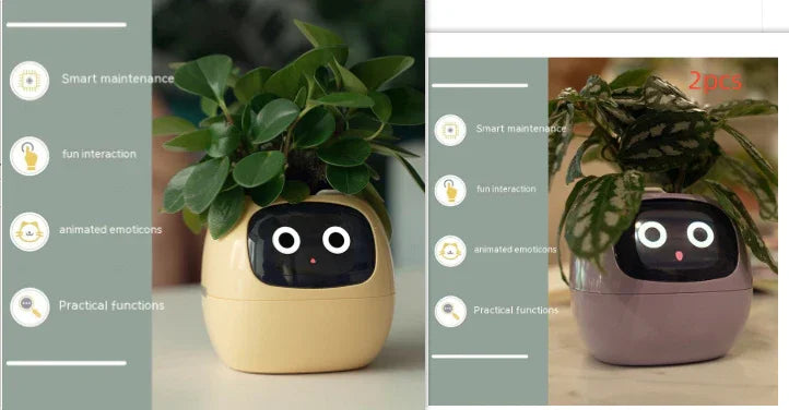 Smart Planter Endless Fun Over 49 Rich Expressions 7 Smart Sensors And AI Chips Make Raising Plants Easy And Fun - Show Gadgets