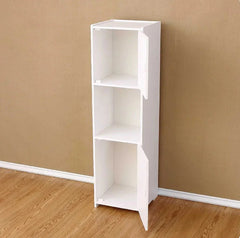 Waterproof Bathroom Storage Cabinet Free Standing Cabinet Organizer Unit White - Show Gadgets