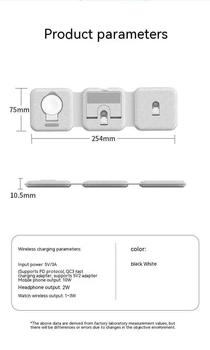 Three - in - one Wireless Charger - Show Gadgets