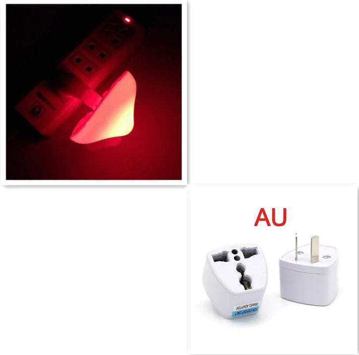 LED Night Light Mushroom Wall Socket Lamp EU US Plug Warm White Light - control Sensor Bedroom Light Home Decoration - Show Gadgets