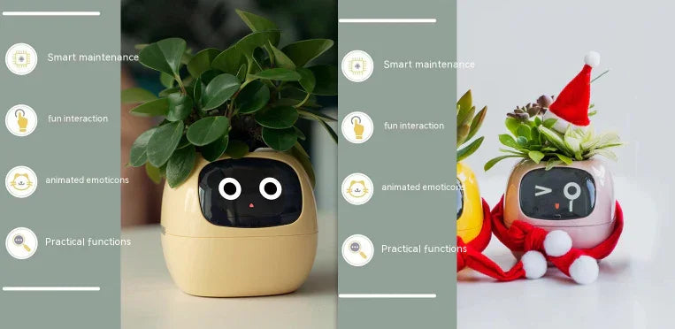 Smart Planter Endless Fun Over 49 Rich Expressions 7 Smart Sensors And AI Chips Make Raising Plants Easy And Fun - Show Gadgets