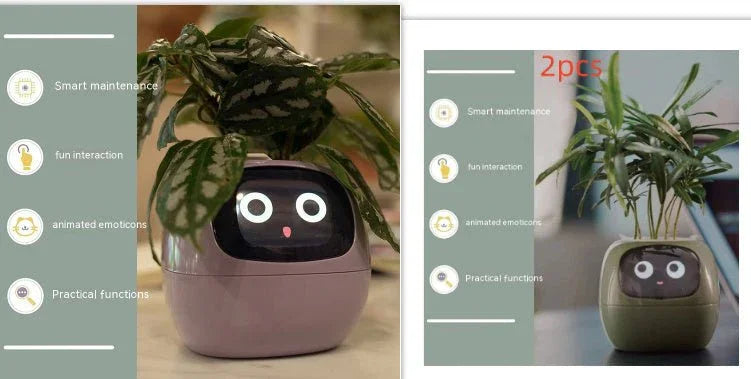 Smart Planter Endless Fun Over 49 Rich Expressions 7 Smart Sensors And AI Chips Make Raising Plants Easy And Fun - Show Gadgets