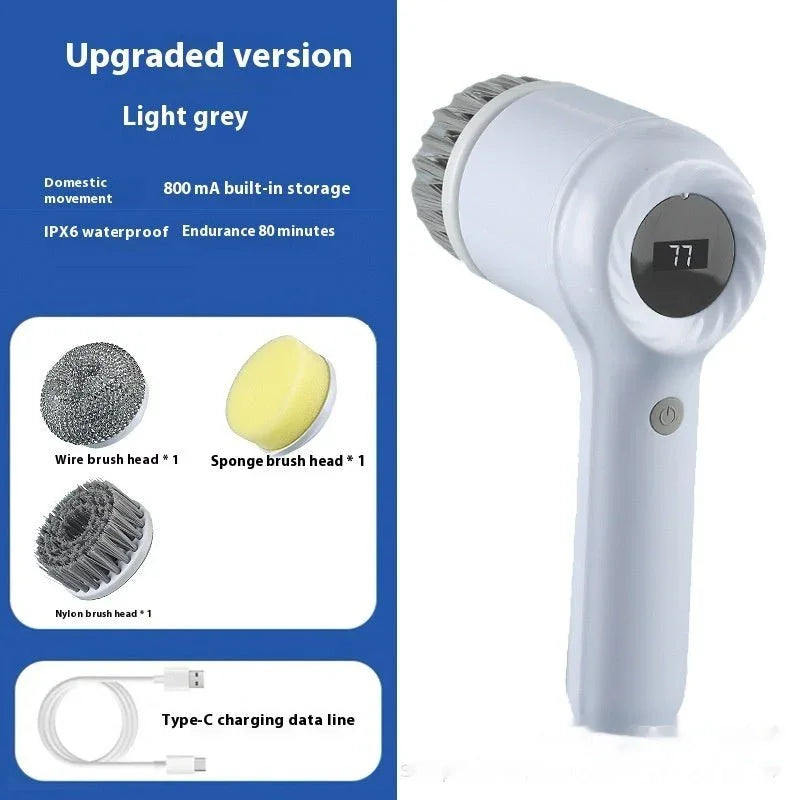 Electric Cleaning Brush Multi - functional Kitchen Dishwashing Household - Show Gadgets