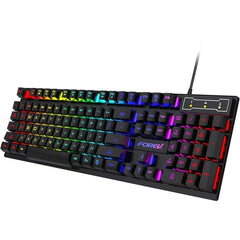 Wired Keyboard Luminous Desktop And Notebook Computer Accessories - Show Gadgets