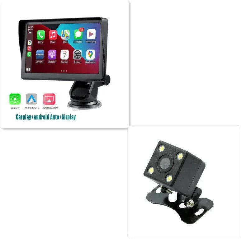 7 IPS Car Smart Screen Wireless Carplay Auto Mobile Phone Projection Screen Navigation - Show Gadgets