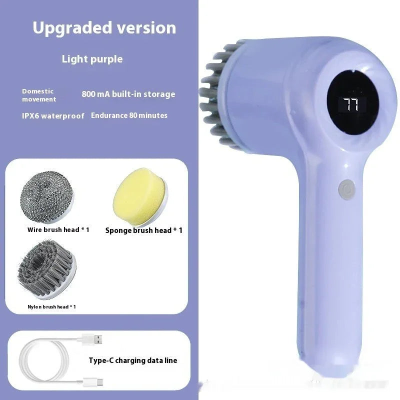 Electric Cleaning Brush Multi - functional Kitchen Dishwashing Household - Show Gadgets