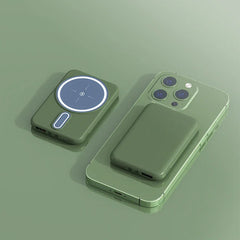 Magnetic Suction Charging Bank Wireless Charging Bank Mobile Power Supply - Show Gadgets
