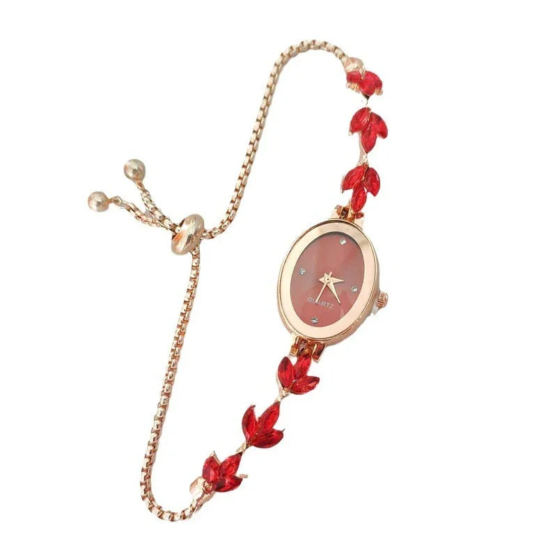 Wheat Diamond Women's Watch Free Adjustment Pull-out Women's - Show Gadgets