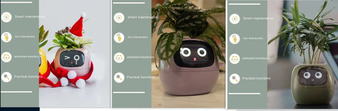 Smart Planter Endless Fun Over 49 Rich Expressions 7 Smart Sensors And AI Chips Make Raising Plants Easy And Fun - Show Gadgets